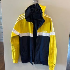 Adidas reversible rain jacket.